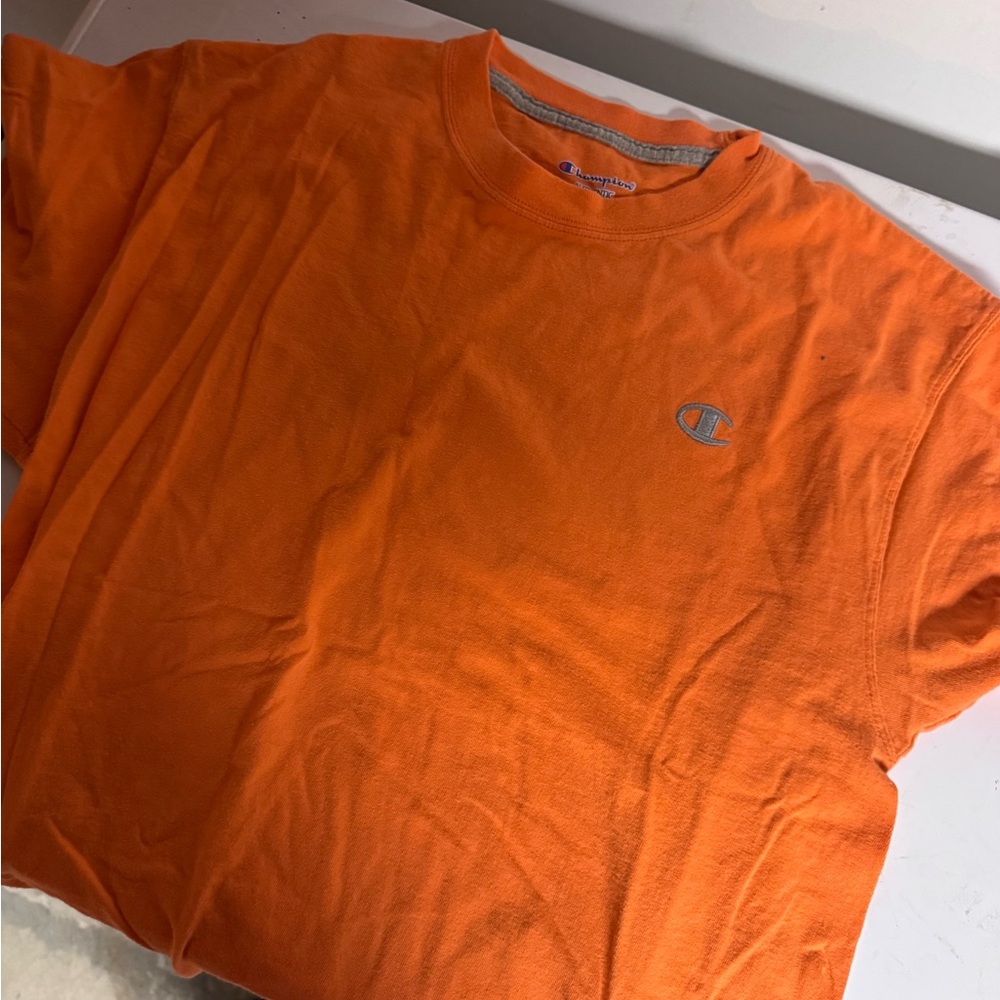 Champion Men's Vibrant Orange Tee